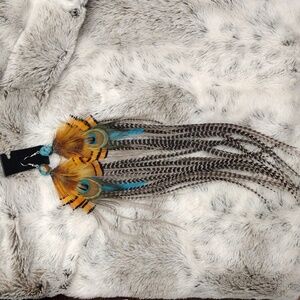 Feather earrings